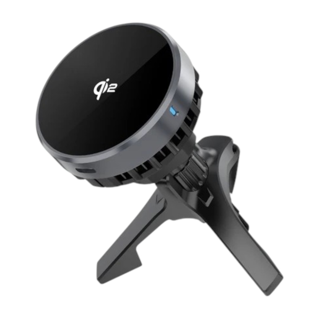 WiWU CH-319 Qi2.0 Car Mount Wireless Charger with Semiconductor